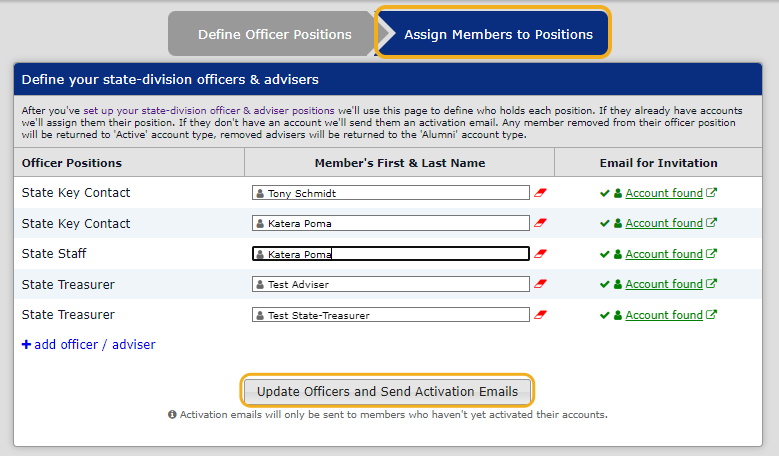 Update to add individual and send activation email if they are not already in database.
